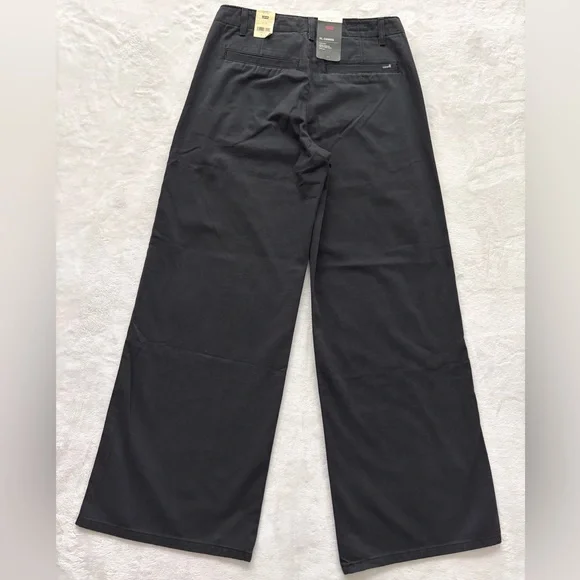 LEVI'S Premium XLBlack Chino Wide Leg Mid Rise Pants--NWT--26x31 - Picture 9 of 16